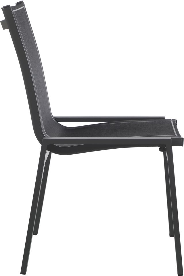Meridian Furniture Nizuc 2-Piece Black Outdoor Patio Mesh Dining Chairs-2