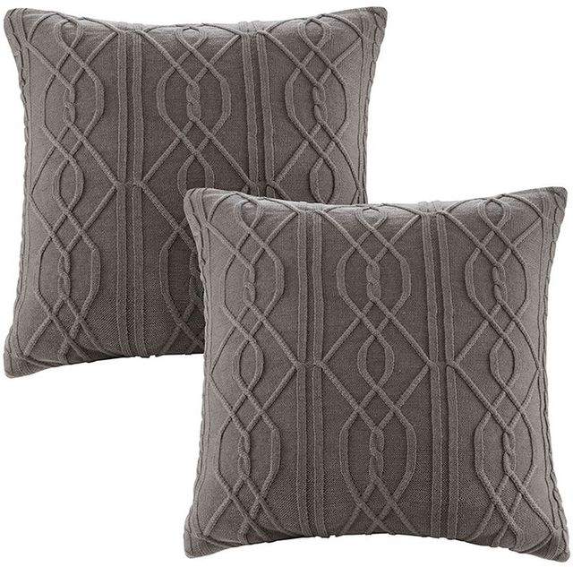 Olliix by Madison Park Signature Brown Queen Urban Cabin Cotton Jacquard Comforter Set-1