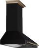 FORNO® Aria Series Alta Qualita 48" Black Wall Mounted Range Hood -3