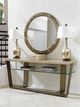 Lexington Home Laurel Canyon Beverly Mocha/Silver Leaf Accent Mirror-3