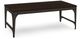 Amisco Customizable Elwood Birch Veneer Coffee Table with Metal Frame-0