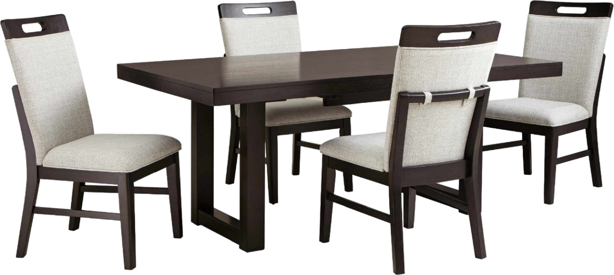 美品  JOURNAL STANDARD FURNITURE ANOR Signature Design by Ashley® Neymorton 5-Piece Gray/Brown