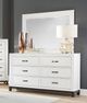 aspenhome® Hyde Park White Paint Landscape Mirror-1
