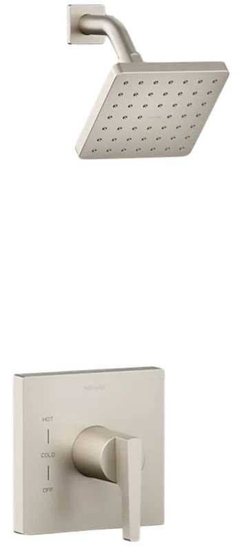 KOHLER® Honesty® Rite-Temp® Vibrant Brushed Nickel 2.5 GPM Shower Trim Kit-0