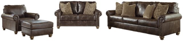 Signature Design by Ashley® Nicorvo 4-Piece Coffee Living Room Seating Set-0