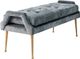 TOV Furniture Eileen Grey Slub Velvet Bench-0