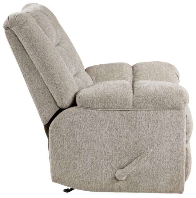 Homelegance® Baldwin Light Brown Rocker Manual Recliner-3