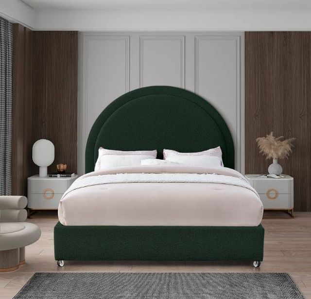 Meridian Furniture Milo Green Queen Bed-3