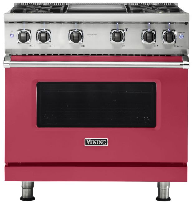 Viking® 36'' Valentine Sealed Burner Pro Style Gas Range