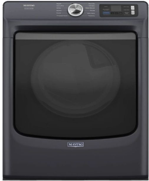 Maytag® Pet Pro System 7.4 Cu. Ft. Midnight Steel Front Load Gas Dryer-0
