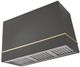 AGA Loge 48" Slate Wall Mounted Range Hood  with Brushed Brass Trim-0