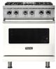 Viking® 5 Series 30'' Pure White Pro Style Dual Fuel Range-0
