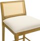 Armen Living Tobias 3-Piece Amber Glow/White Counter Stool Set-5