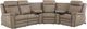 Palliser® Furniture Customizable Asher 6-Piece Power Reclining Sectional with Power Headrest, Power Lumbar and Storage-0