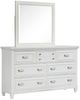 Magnussen Home® Charleston White Dove Dresser and Mirror-0