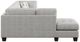 Emerald Home Myles 2-Piece Gray Sectional and Chaise-4