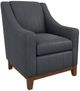 Best® Home Furnishings Customizable Mariko Leather Club Chair with Dark Walnut Legs-0