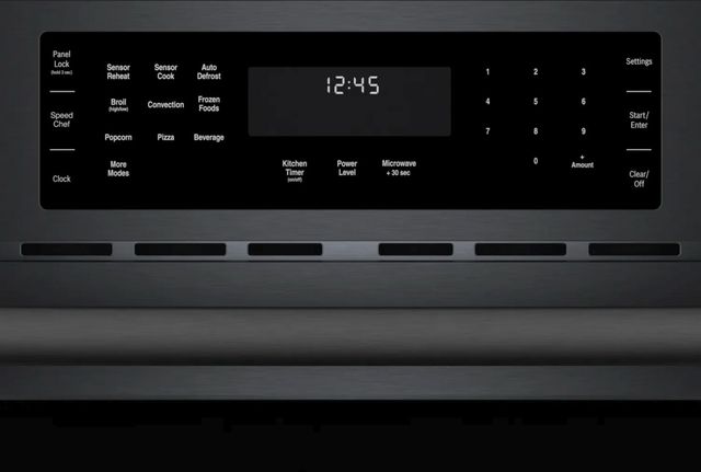 Bosch® 800 Series 30" Black Stainless Steel Built In Microwave Oven-4
