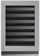 U-Line®  Home Collection 24" 5.1 Cu. Ft. Stainless Steel Wine Refrigerator with Glass Door-0
