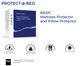 Protect-A-Bed® Basic White Queen Mattress Protector-1