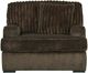 Benchcraft® Aylesworth Chocolate Chair and a Half-1