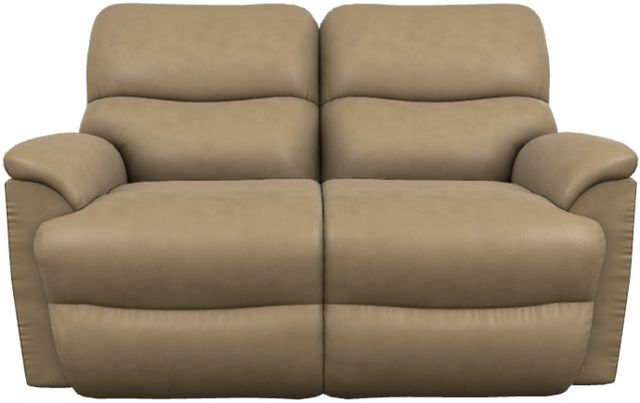 La-Z-Boy® Trouper Silt Power Reclining Loveseat with Headrest and Lumbar-1