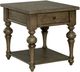Liberty Furniture Americana Farmhouse Dusty Taupe End Table-0