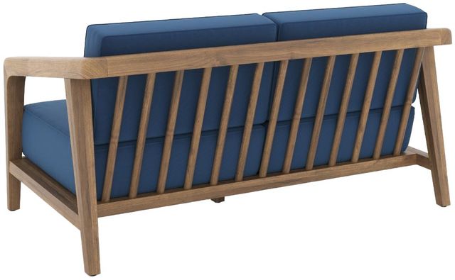 New Classic® Home Furnishings Bali Dark Blue Eucalyptus Outdoor Loveseat-2