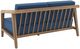 New Classic® Home Furnishings Bali Dark Blue Eucalyptus Outdoor Loveseat-2