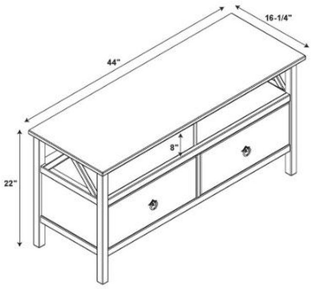 Linon Titian Driftwood TV Stand-2
