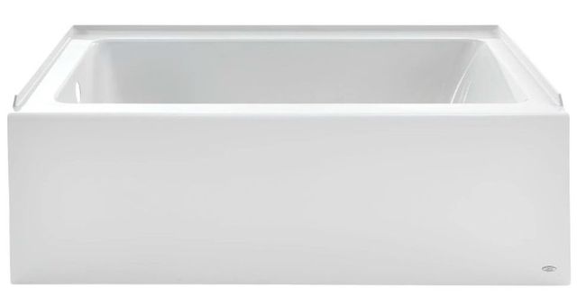 American Standard Studio® White 60” x 30” Integral Apron Bathtub with Left-Hand Outlet-0