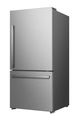 Hisense PureFlat 32” 22.3 Cu. Ft. Fingerprint Resistant Stainless Steel Freestanding Bottom Freezer Refrigerator-3