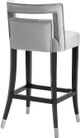TOV Furniture Hart Grey Velvet Counter Stool-2