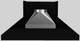 Vent-A-Hood® 60" Black Euro-Style Wall Mounted Range Hood-4