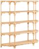 Crestview Collection Capri Natural/Tan Etagere-0