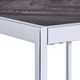 Elements International Archer Chrome Square End Table-3