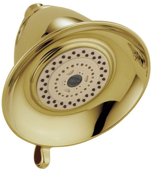 Delta Universal Showering Polished Brass Premium 3-Setting Shower Head-0