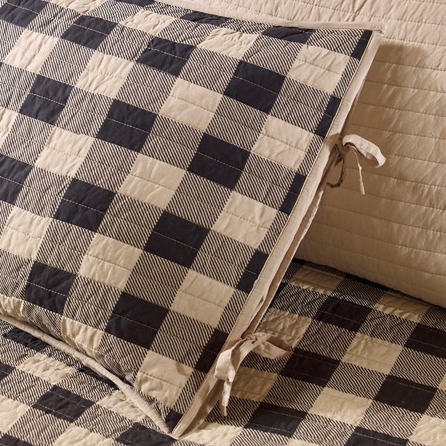 Olliix by Woolrich 5 Piece Tan Day Bed Buffalo Check Cover Set-3