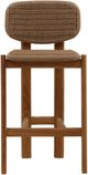 Dovetail Furniture Alva Light Brown Wood Outdoor Counter Stool-1