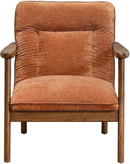 LH Home Scale Highland Brown/Rust Club Chair-3