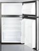 Summit® 19" 3.2 Cu. Ft. Stainless Steel Compact Top Freezer Refrigerator-2