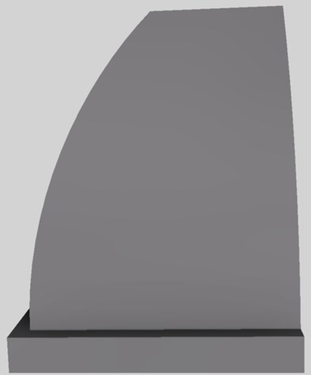Vent-A-Hood® Designer Series 54" Gunsmoke Wall Mounted Range Hood-1