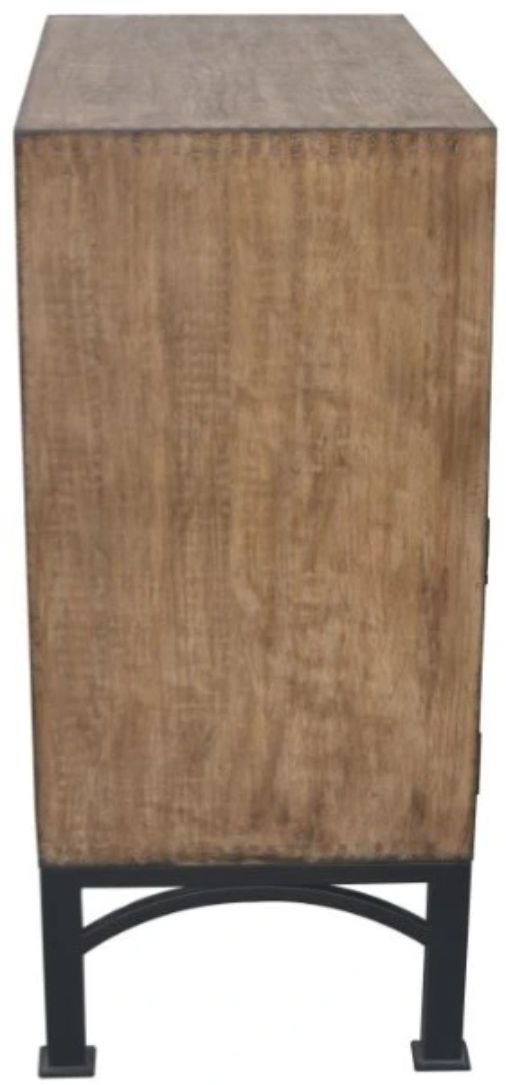 Nest Home Collections Victoria Antique Natural Small Cabinet-3