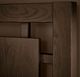 Vaughan-Bassett Lodge & Loft Dark Oak King Floating Panel Bed-2