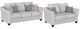 Coaster® Salizar 2-Piece Gray Mist Seating Set-0