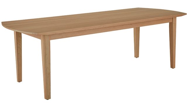 LM Co Home By Vaughan-Bassett Crafted Cherry by Ben & Erin Napier Bleached Cherry 72" Surfboard Dining Table-0