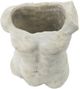 A & B Home Gray Small Greek Torso Planter-2