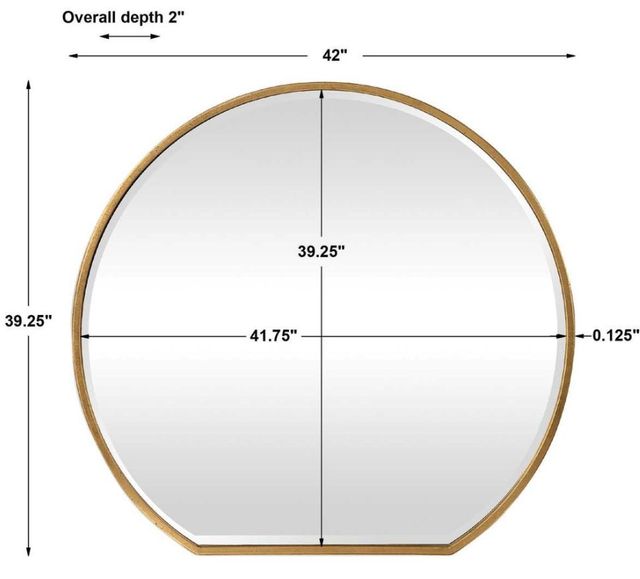 Uttermost® Cabell Gold Mirror-3