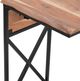 Crestview Collection Bengal Manor Dunwell Brown C Side Table with Antique Black Base-3