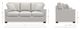 La-Z-Boy® Kennedy Grey Queen Sleeper Sofa-1